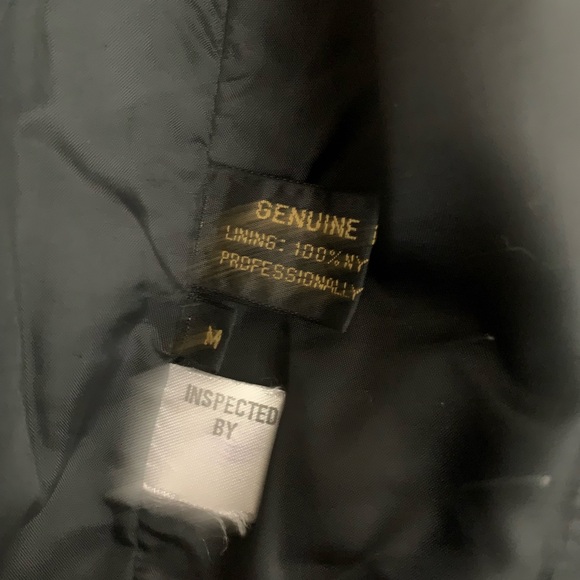 Vintage Long Leather Coat - Picture 5 of 7